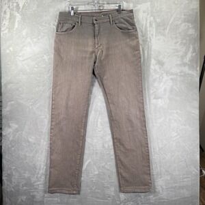 Raleigh Denim Jeans men's 36x33 Alexander Straight Fit Fading USA Made Stretch